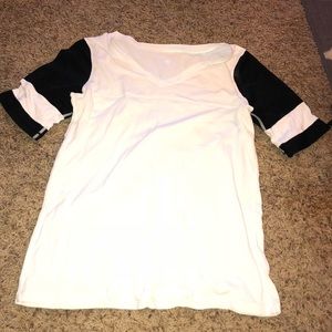 Lululemon white tee mesh sleeve